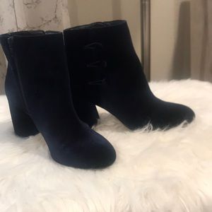 Nine West velvety booties